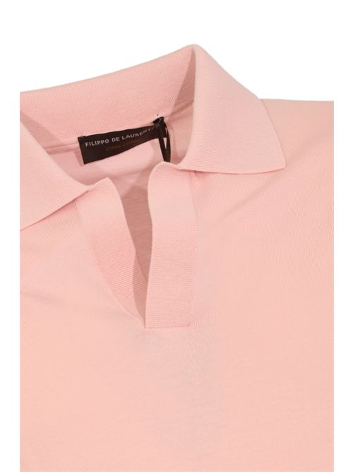 Polo in filo di cotone Rosa Baby FILIPPO DE LAURENTIIS | PL0MCSK CR14R320